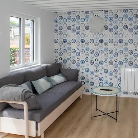 La Maison Bleue Avec Jardin A Mers-les-Bains