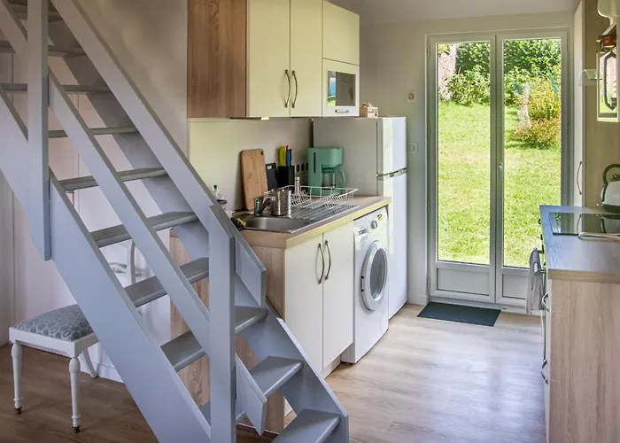 La Maison Bleue Avec Jardin à