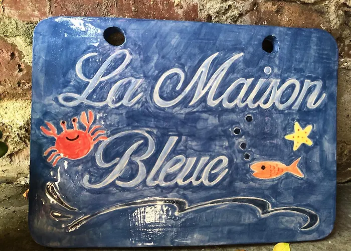 La Maison Bleue Avec Jardin à Hébergement de vacances Mers-les-Bains